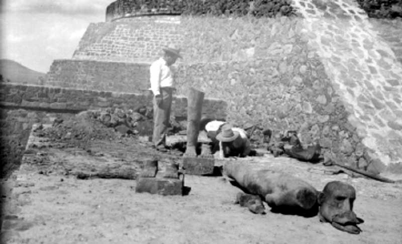 Ehécatl de Calixtlahuaca es pieza icónica de la cultura Mexica en el Valle de Toluca