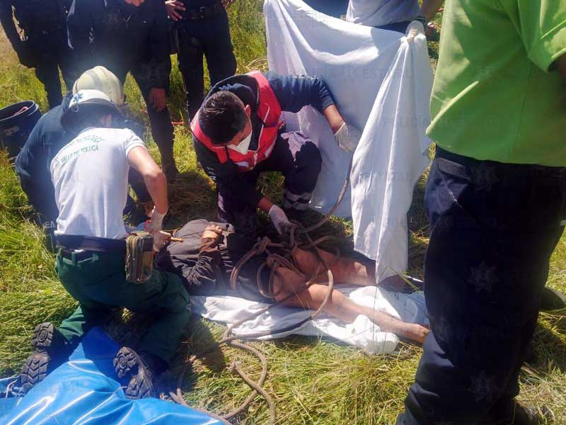 Rescatan de un pozo a un hombre desaparecido desde el viernes