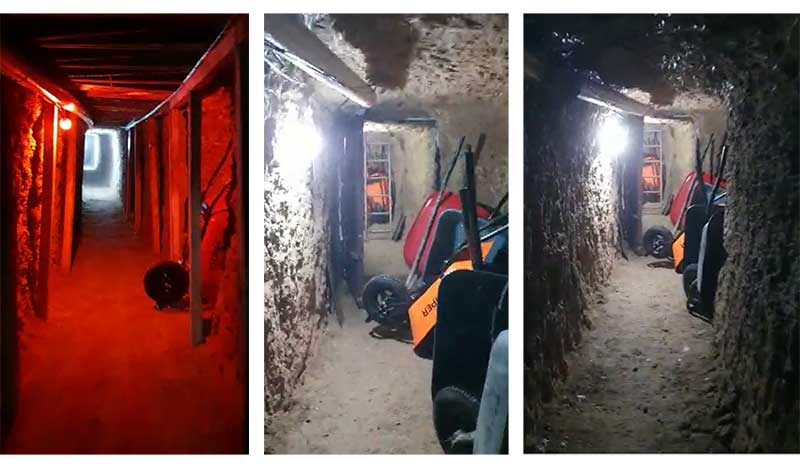 Construyen túnel para vaciar la bóveda de empresa de valores en Celaya