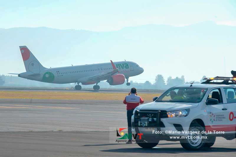Reactivan vuelos a Cancún y Monterrey en el aeropuerto de Toluca