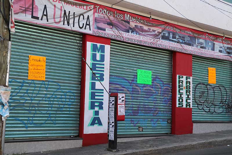 Huixquilucan supervisa cumplimiento del cierre de negocios no esenciales