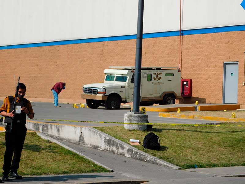 Detienen a implicado en balacera y robo a camioneta de valores en Toluca