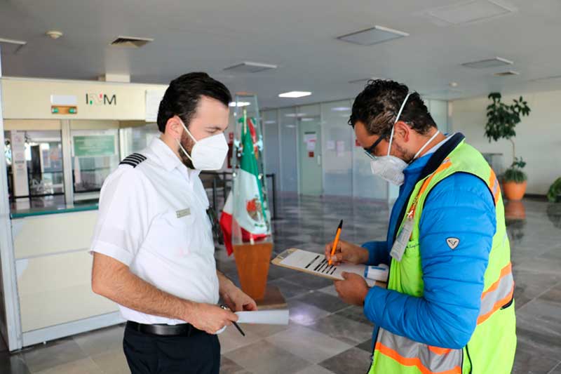 Se realizan 159 mil acciones de prevención y diagnóstico contra Covid en aeropuerto de Toluca