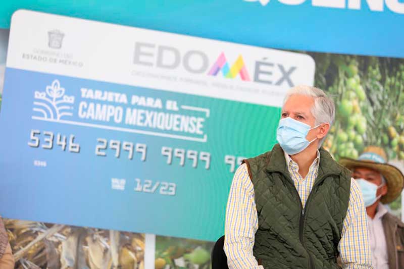 Da inicio Alfredo del Mazo al programa de Tarjetas para el Campo Mexiquense para fortalecer a los productores del Edoméx