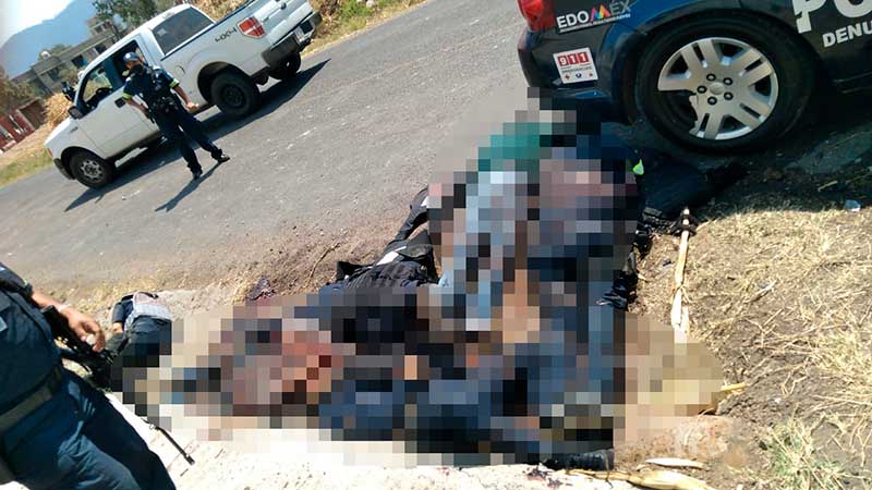 Asesinan a trece policias estatales y ministeriales en Coatepec Harinas