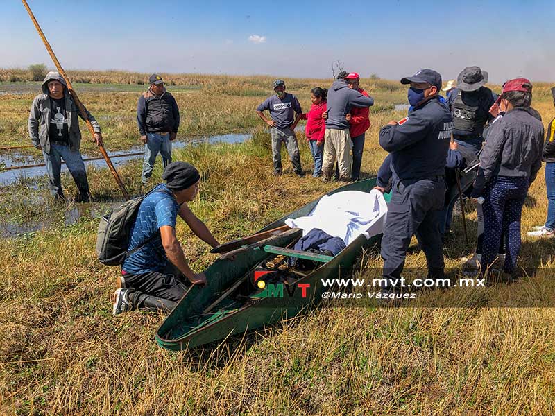 Rescatan cadáver de un hombre ahogado en las cienegas del Lerma