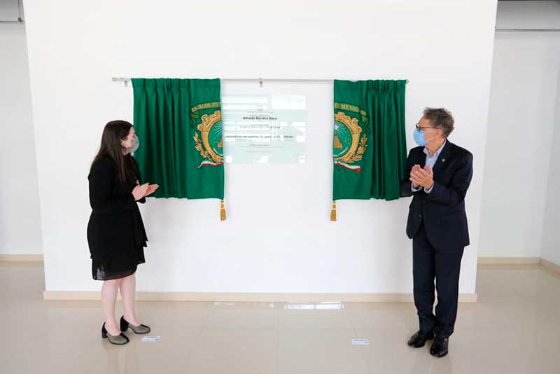 Entrega Alfredo Barrera infraestructura a Facultad de Artes de UAEM