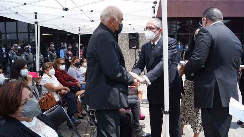 Incorporan al muro de honor a los siete agentes de la Fiscalía emboscados en Coatepec Harinas