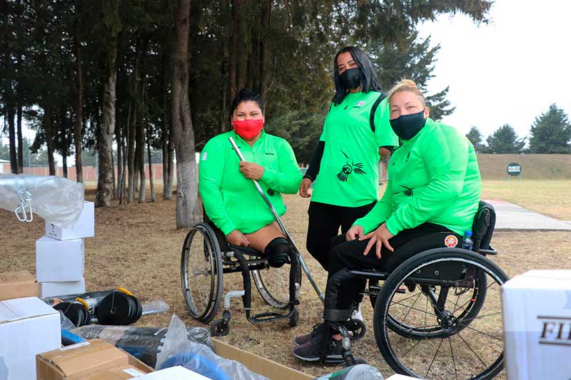Entrenan Para-atletas con equipo rumbo a Tokio