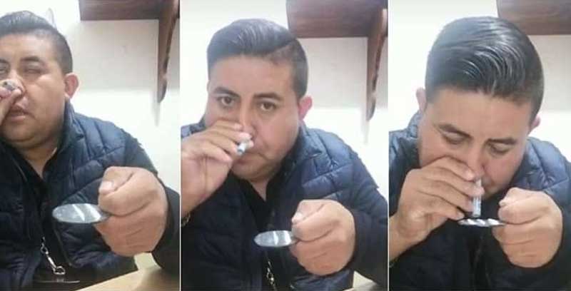 Destituyen al comisario de Villa Guerrero por inhalar sustancias prohibidas
