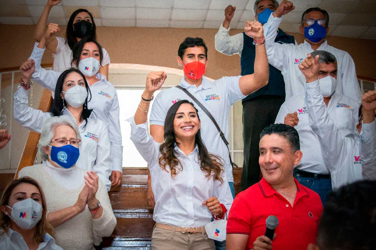 Zudikey Rodríguez Núñez retomó sus actividades de campaña en Valle de Bravo