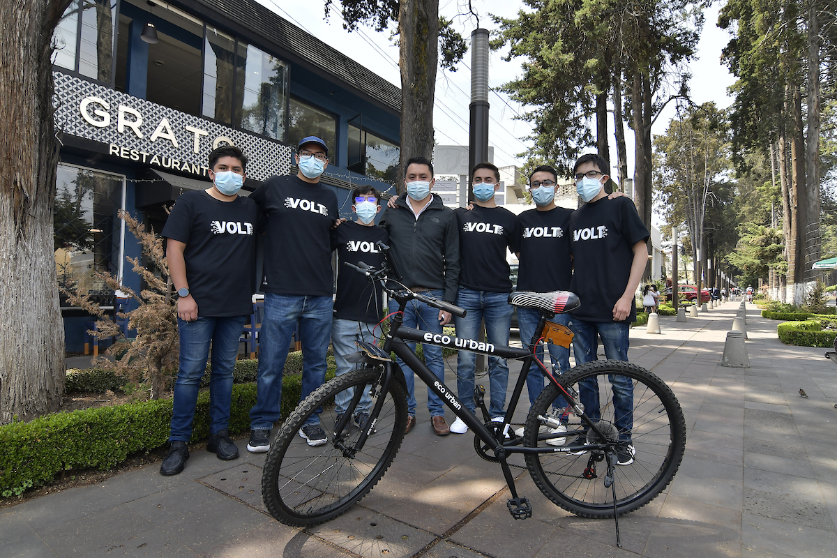Estudiantes mexiquenses crean bicicleta ecológica