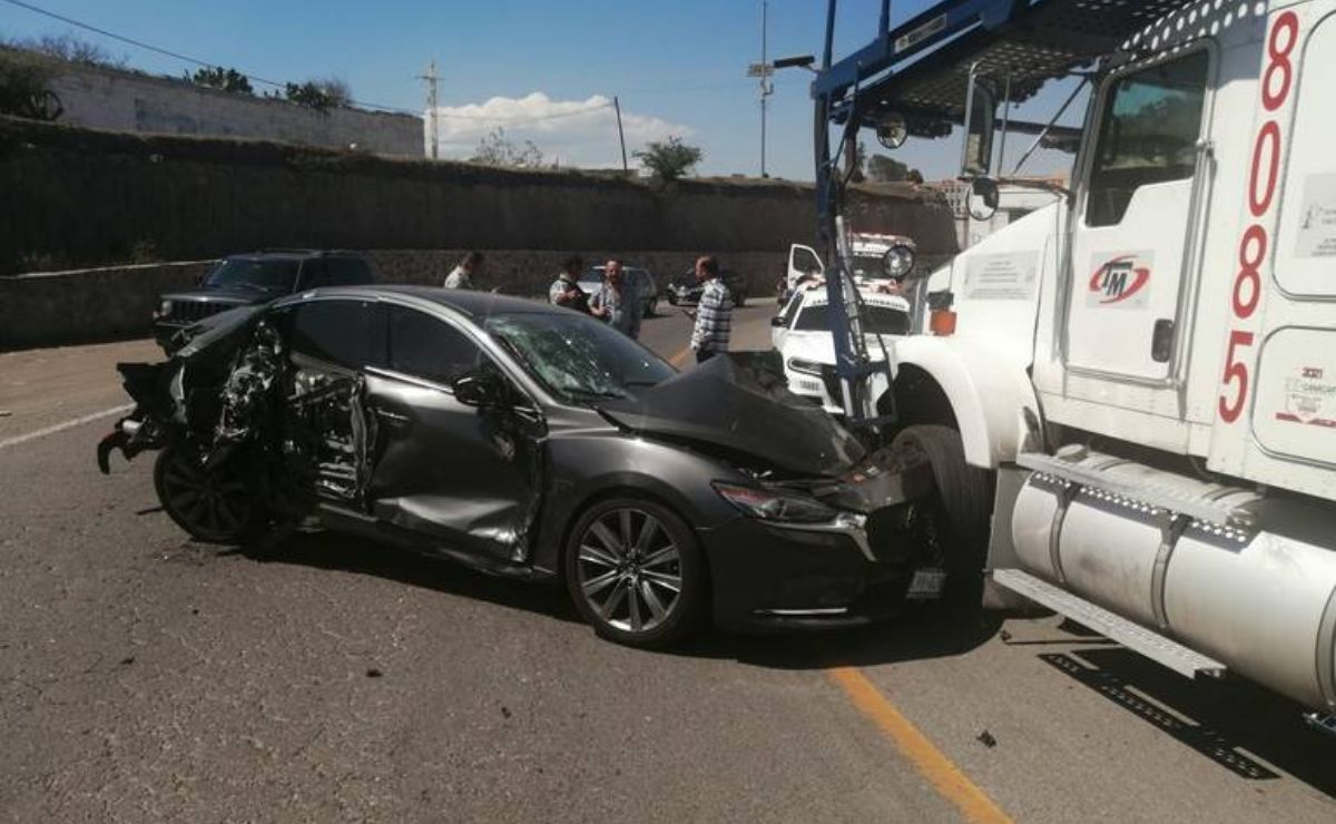 Se registra accidente en la carretera Toluca-Palmillas