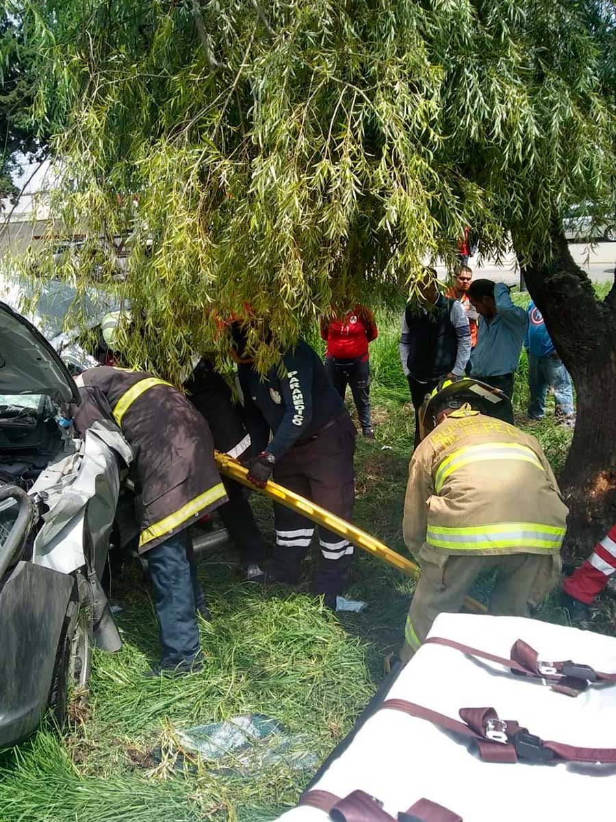 Cruz Roja Delegación Metepec atiende accidente