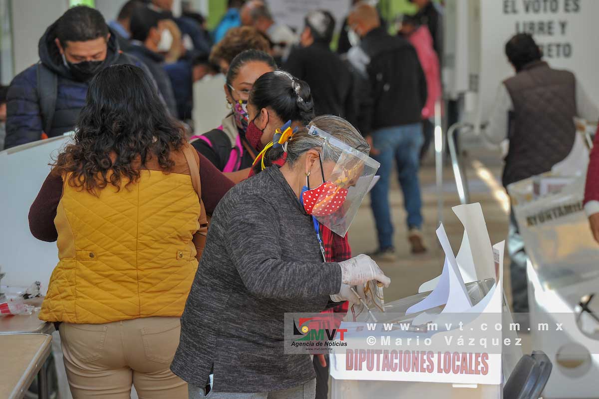 Están operando casi el 98% de las casillas electorales en el Edoméx