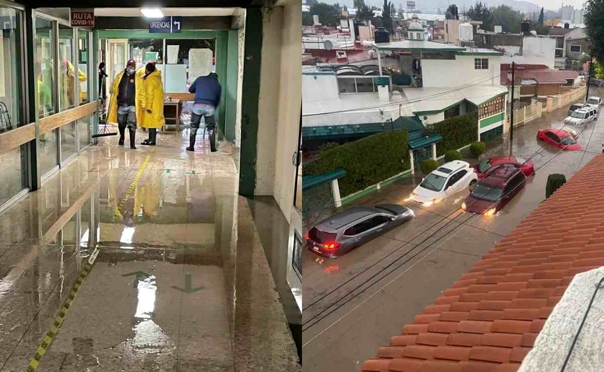 Fuertes lluvias inundan diferentes municipios del Edomex
