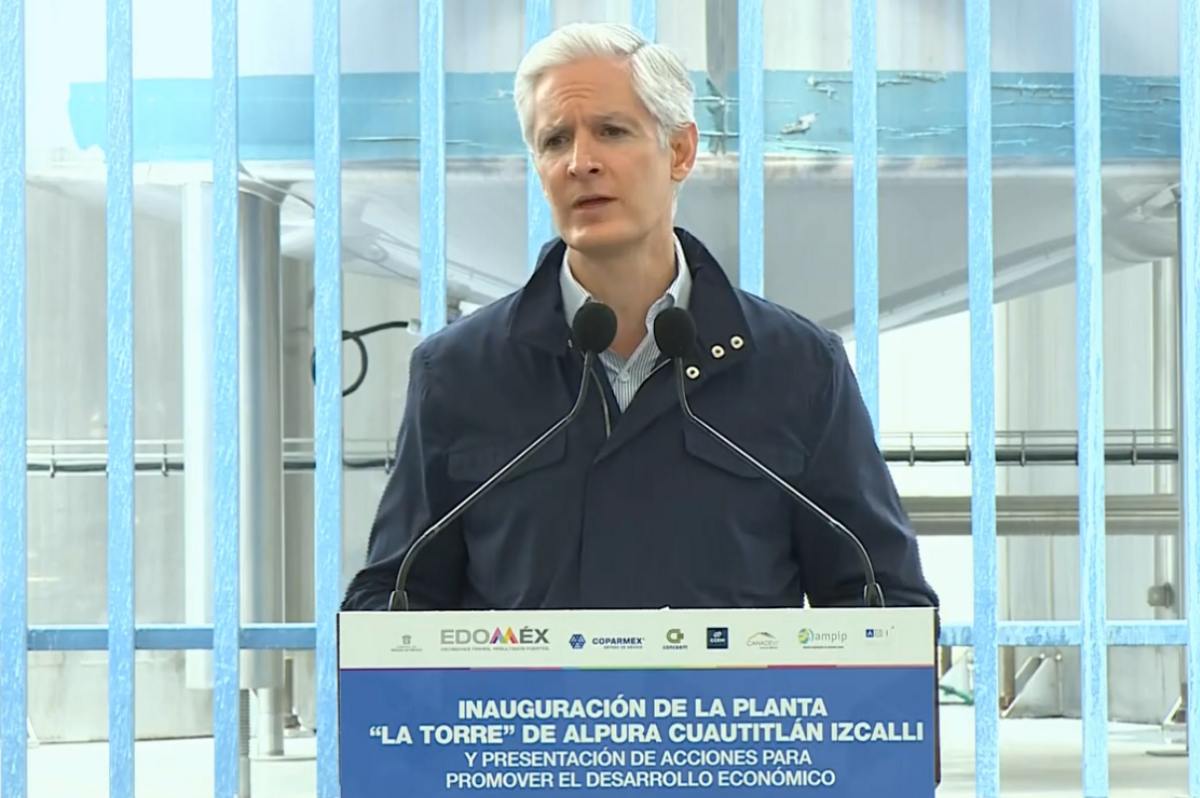 Gobernador del EdoMéx inauguró planta de alpura en Cuautitlán Izcalli