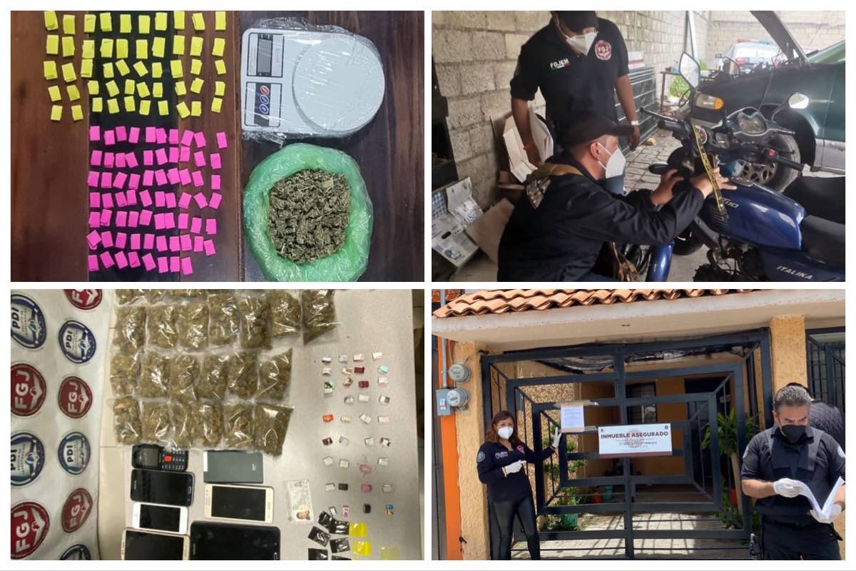 Operativo policiaco deja 33 detenidos en Toluca y Naucalpan