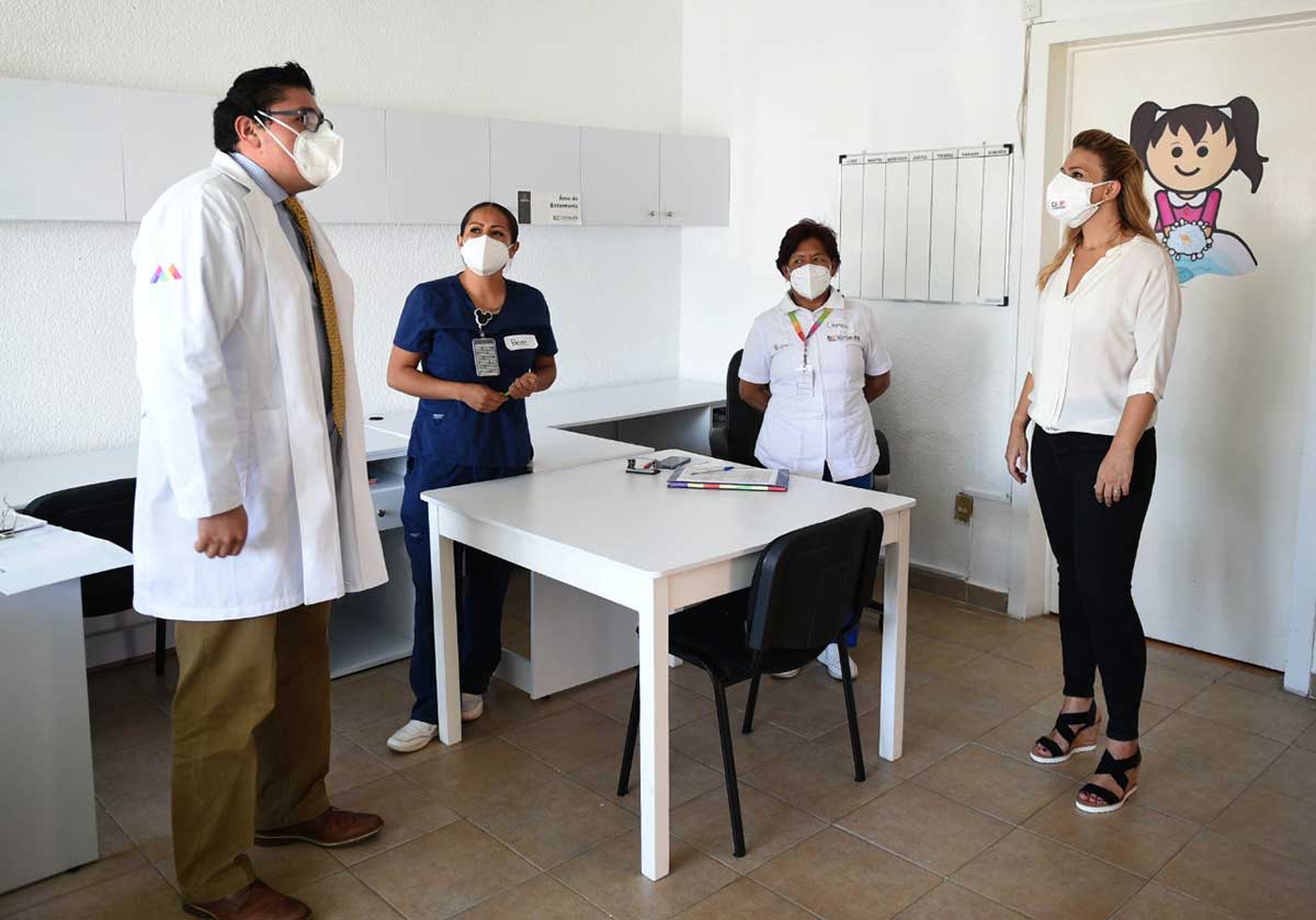 Inaugura Fernanda Castillo de Del Mazo remodelación de los Centros de Asistencia Social del DIFEM