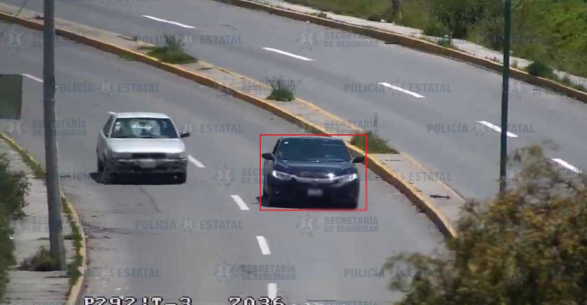 Policías de la Secretaría de Seguridad aseguran vehículo probablemente utilizado para el robo de automotores
