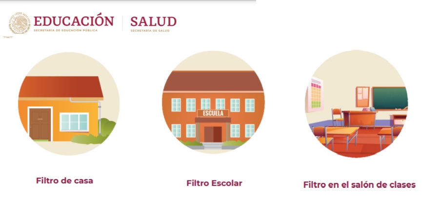 filtros sanitarios regreso a clases