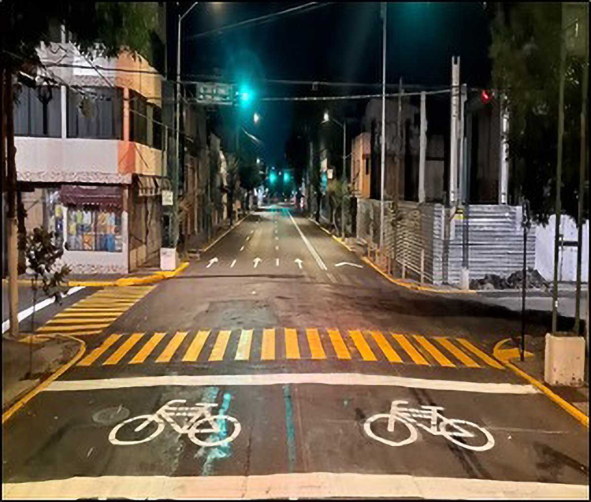 Exhorta Toluca a respetar señalamientos de caja bici en cruces