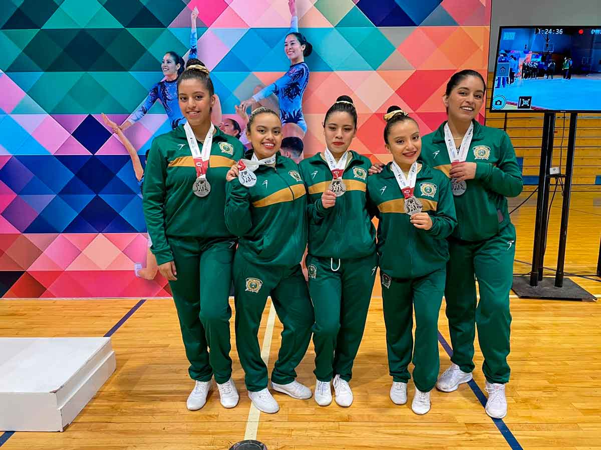 Gimnastas de UAEMex ganan medallas en competencia nacional