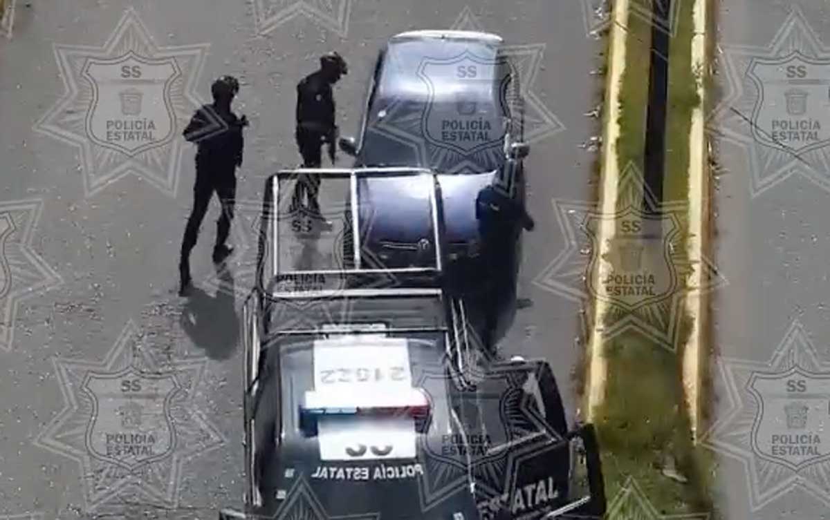 Con cámaras localizan auto relacionado con amenazas para la Feria de Metepec