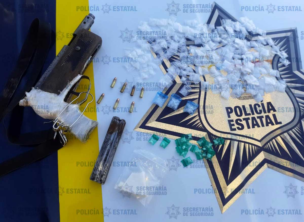 Policías del Toluca detienen a 4 con 200 dosis de cristal