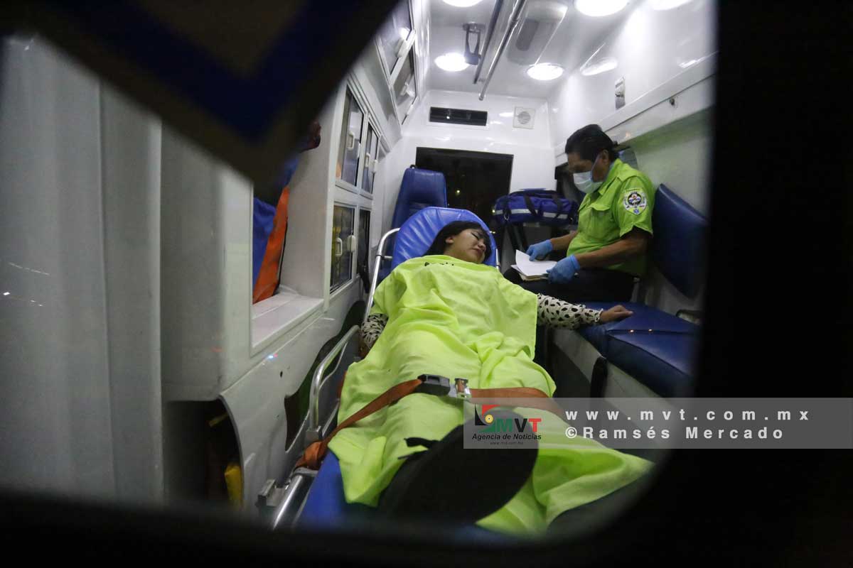 Varias personas fueron atendidas por paramédicos por crisis nerviosa tras la persecución y balacera registrada en la glorieta del Águila