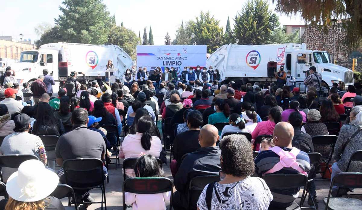 San Mateo Atenco | Ana Muñiz arranca programas de servicios públicos