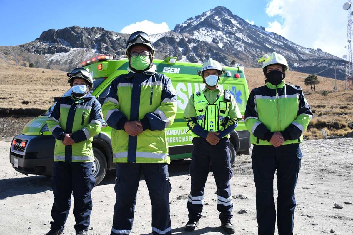 SUEM mantiene activo operativo de invierno en el Nevado de Toluca