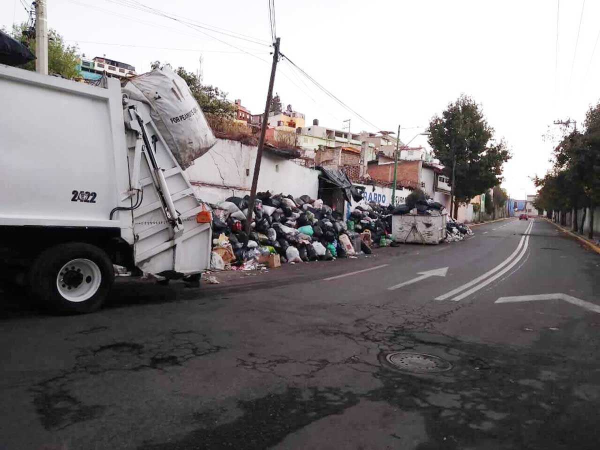 Recolección de basura en Toluca / ¿Cuando se regularizará?