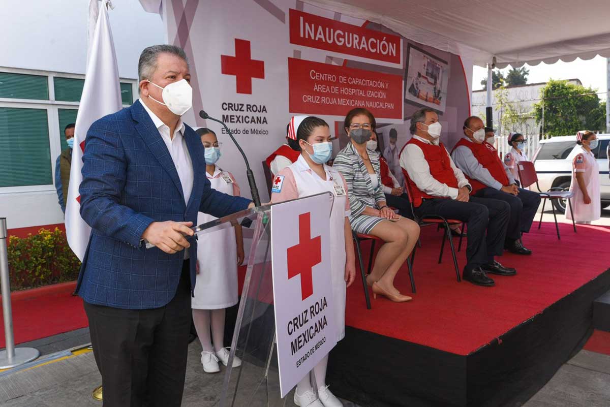 Inauguración de Centro Estatal de Capacitación y Área de Hospitalización Naucalpan de Cruz Roja Mexicana