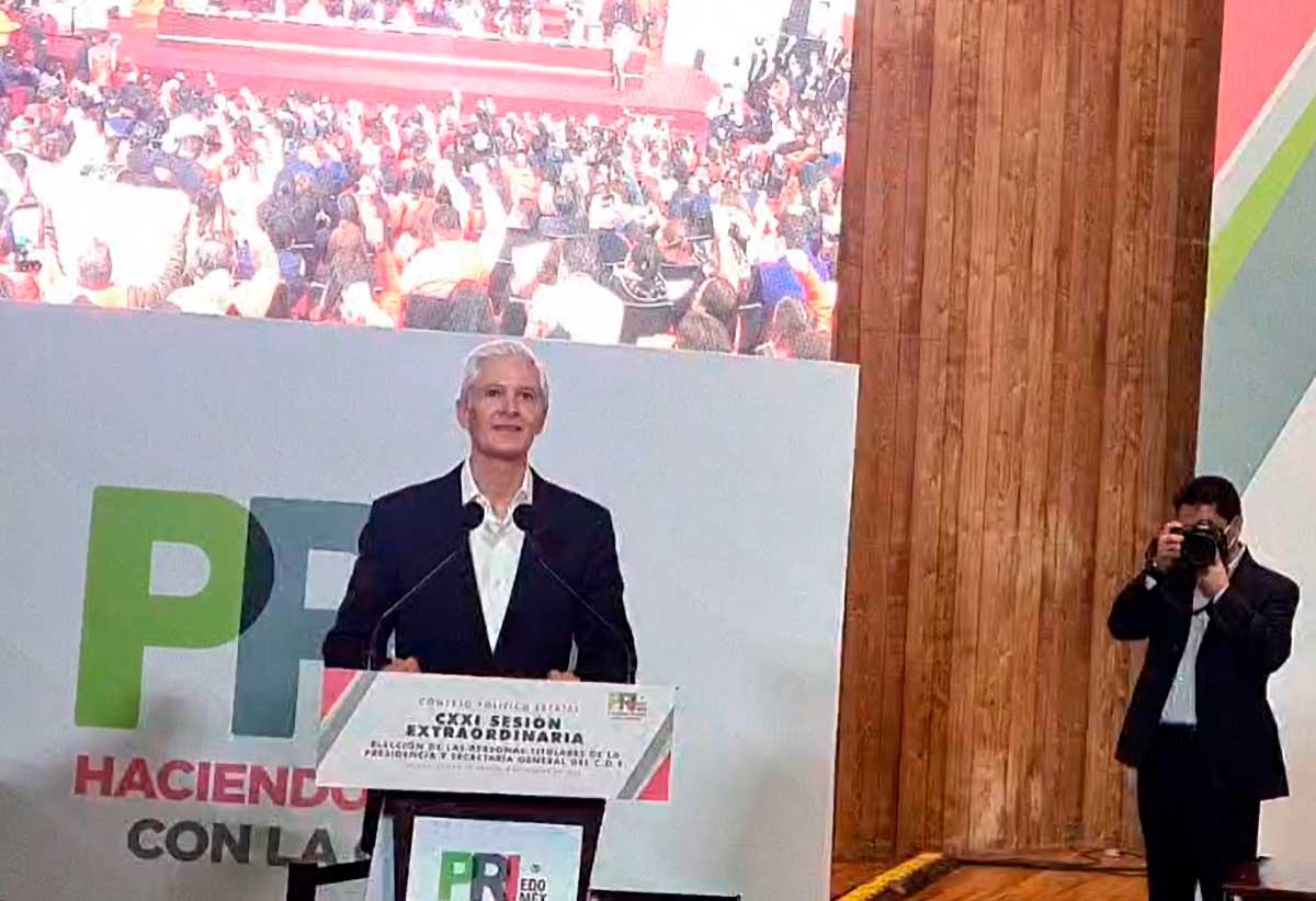 ¿Retoma control del PRI Alfredo del Mazo?