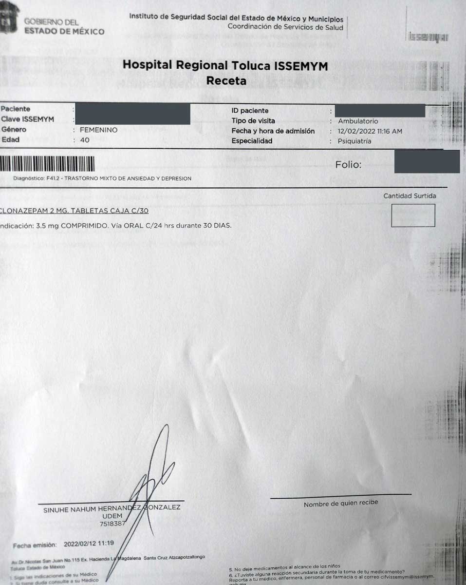 Sin medicamentos el Issemym pone en riesgo la salud de cientos de derechohabientes