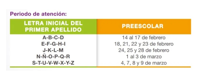 preinscripciones a preescolar edomex 2022