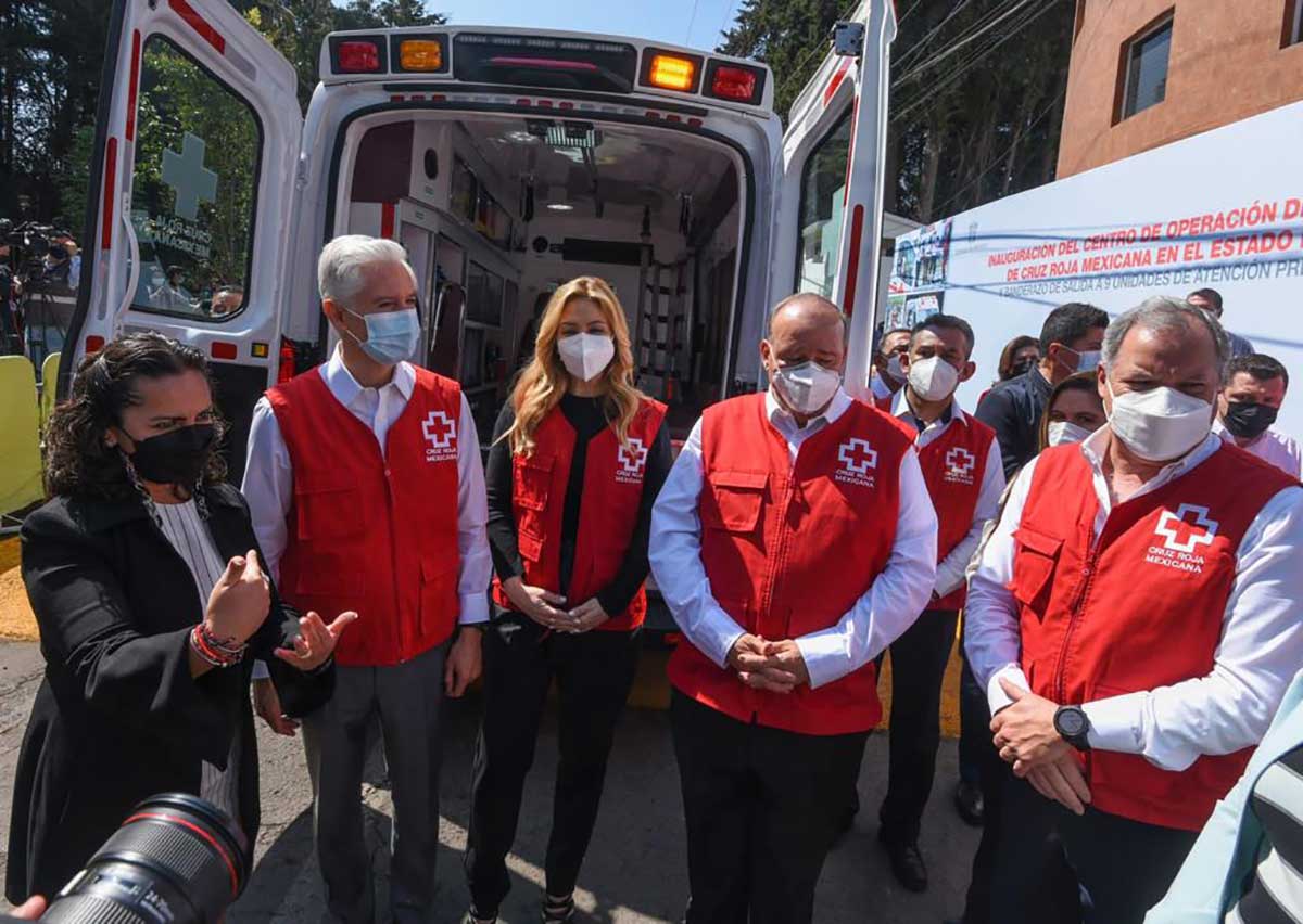 Inauguración del Centro de Operaciones de Emergencias del Estado de México de la Cruz Roja Mexicana