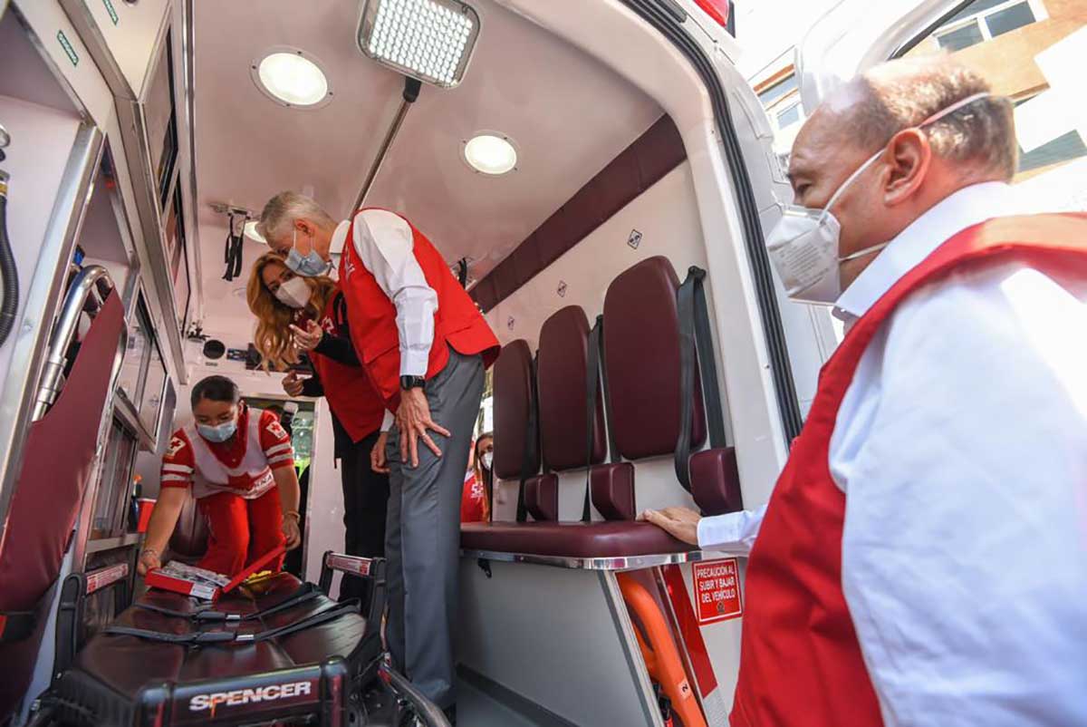 Inauguración del Centro de Operaciones de Emergencias del Estado de México de la Cruz Roja Mexicana
