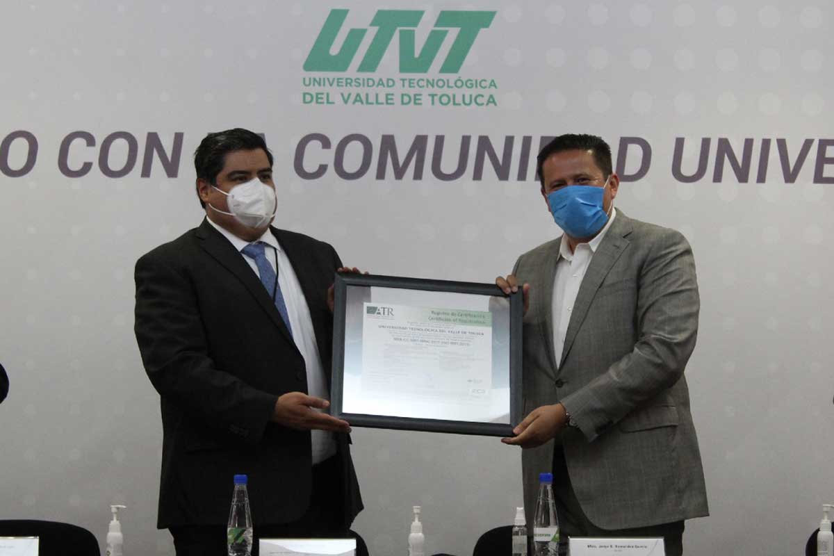 Recibe UTVT certificaciones por la casa certificadora del IPN