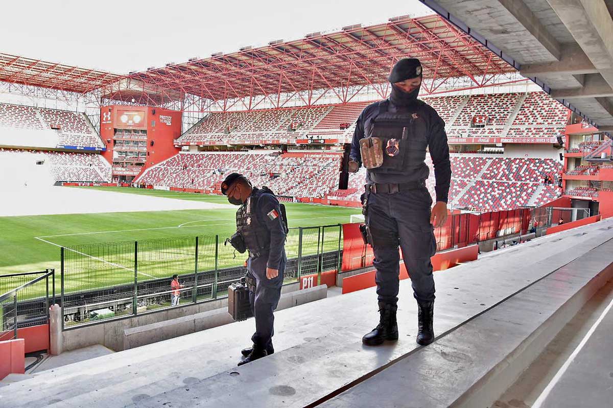 Policías realizarán revisiones previas al encuentro entre Toluca vs pachuca en el estadio Nemesio Diez de Toluca