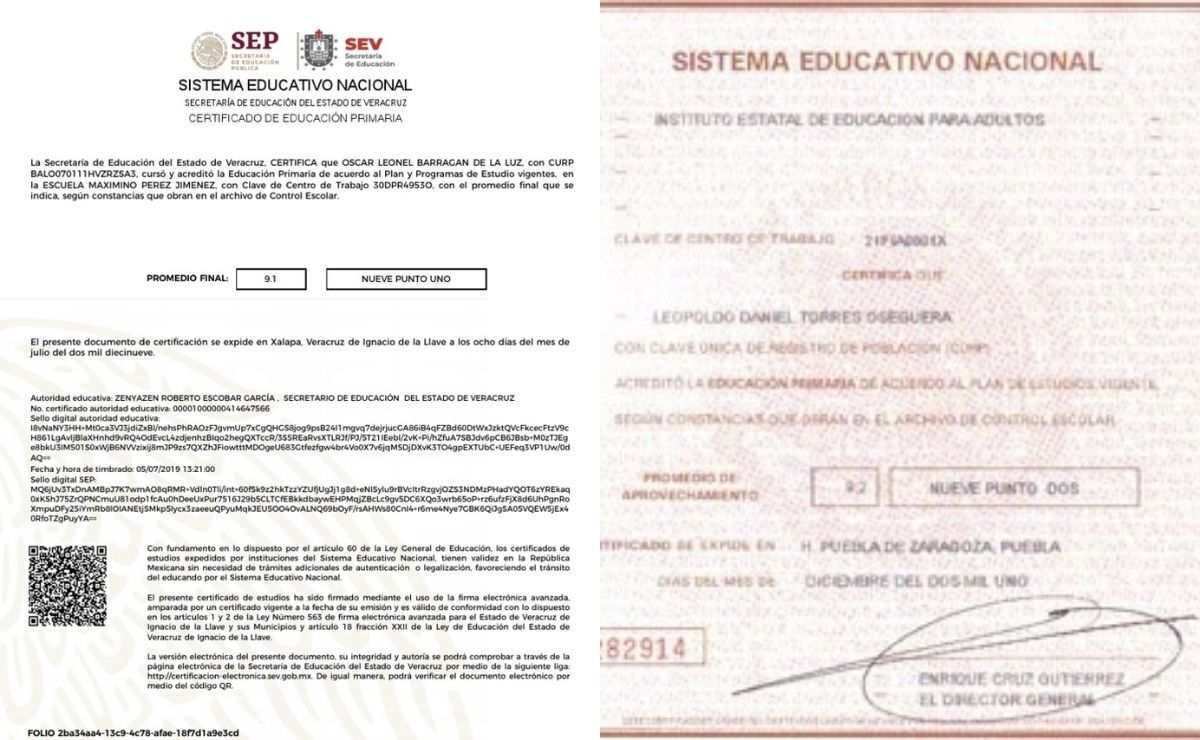 Formato y certificado de secundaria para alumnos que hayan perdido o extraviado este documento 