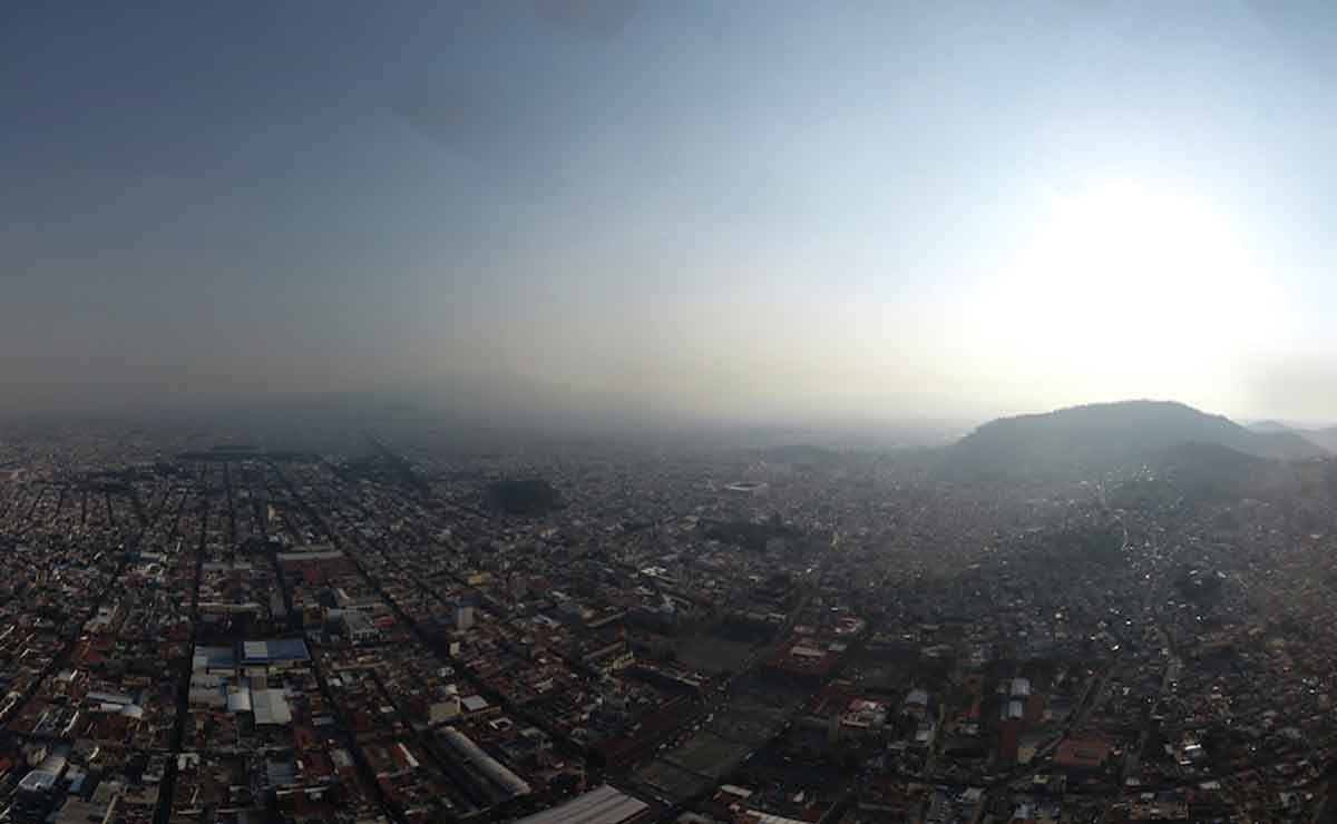 Ciudad de Toluca contaminada