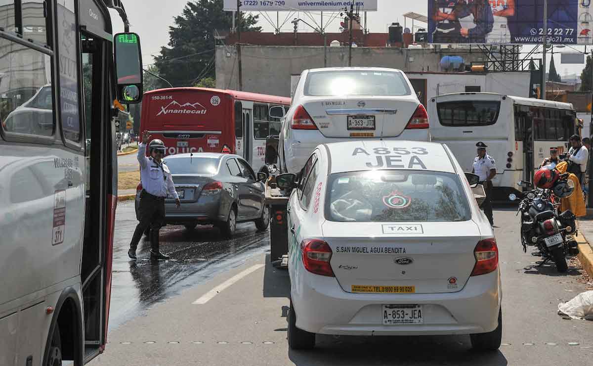 Auto llevado al corralón por infracción