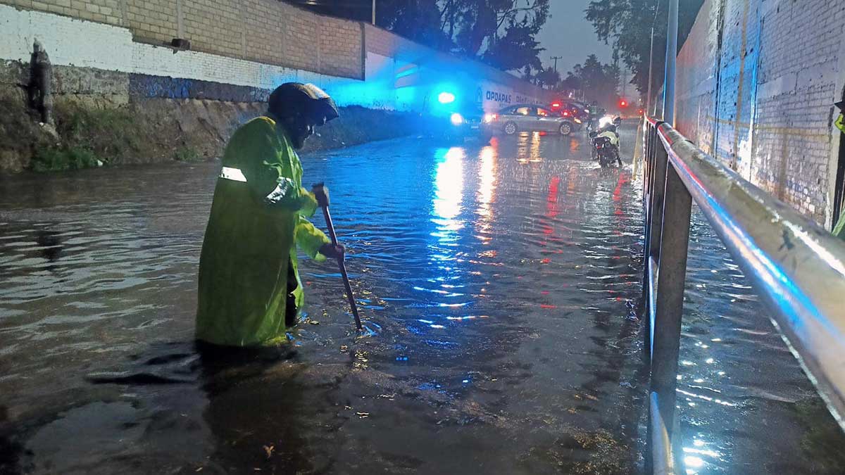 Atiende Metepec afectaciones por lluvia derivada del huracán Ágata
