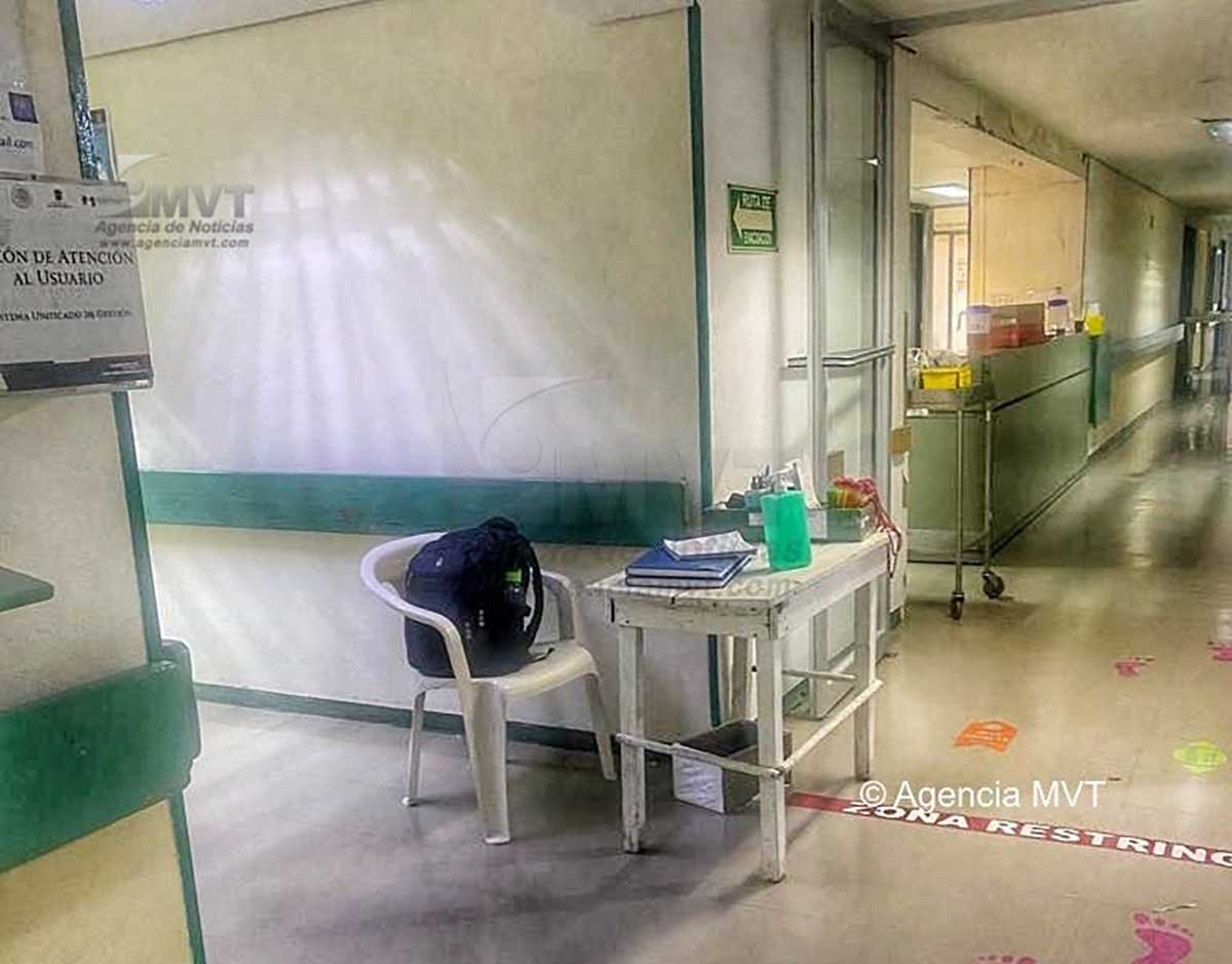 La vigilancia y seguridad del hospital Nicolás San Juan está enfocada en los accesos más no es los pabellones de especialidad 
