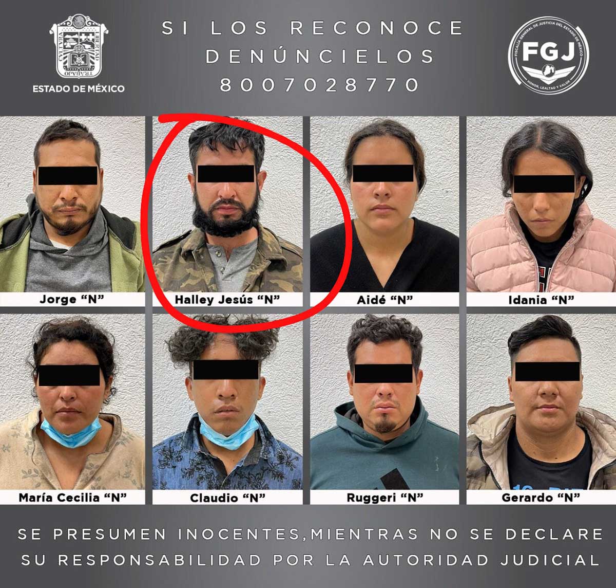 Localizan a “desaparecido” entre detenidos en Texcaltitlán
