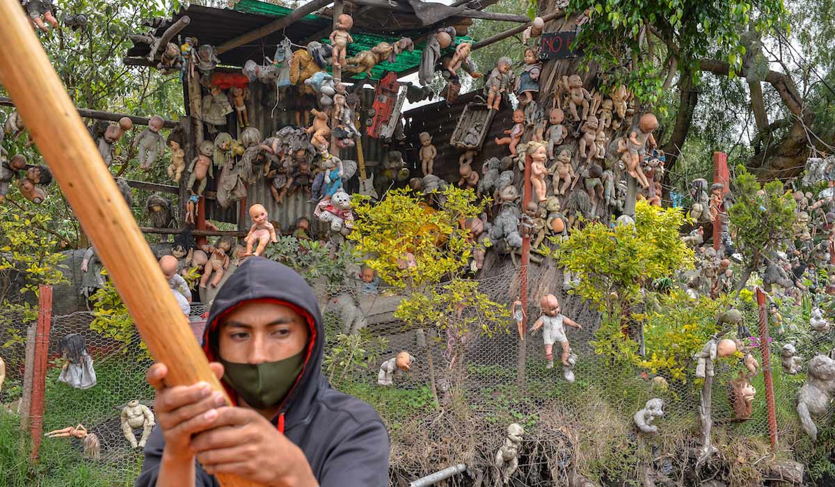 Las isla de las muñecas., una de las más visitadas en xochimilco