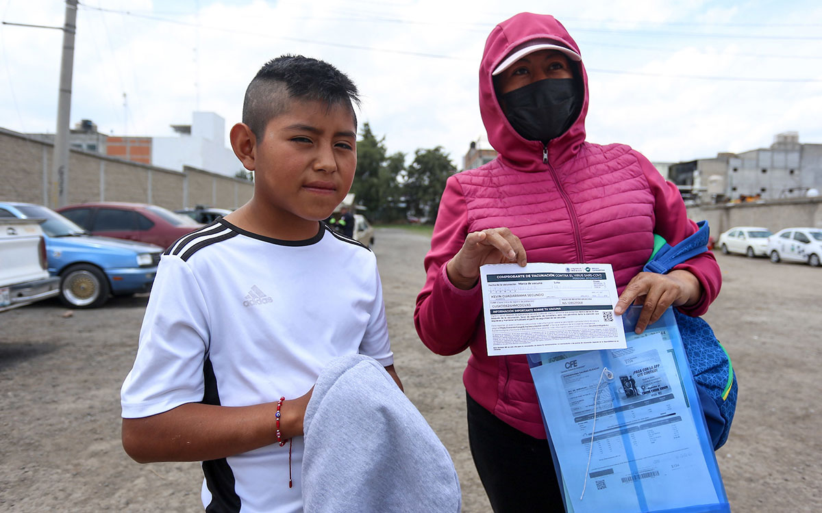 Sedes de vacunación en Toluca para niños y niñas de 10 y 11 años