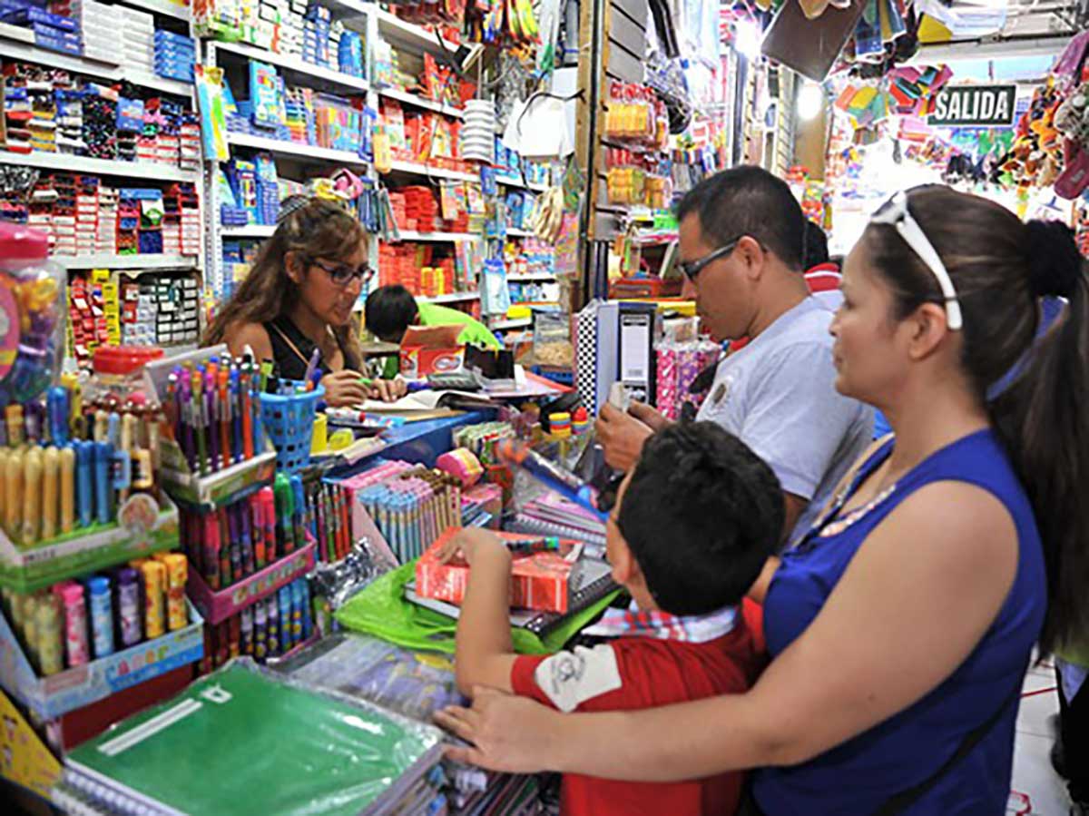 Compra de útiles escolares 